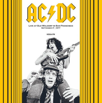 AC/DC -  Live At Old Waldorf In San Francisco September 3 1977 (Red Vinyl) - LP - Vinyl