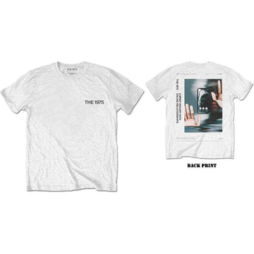 The 1975 Unisex T-Shirt: ABIIOR Side Face Time (White) (Back Print)