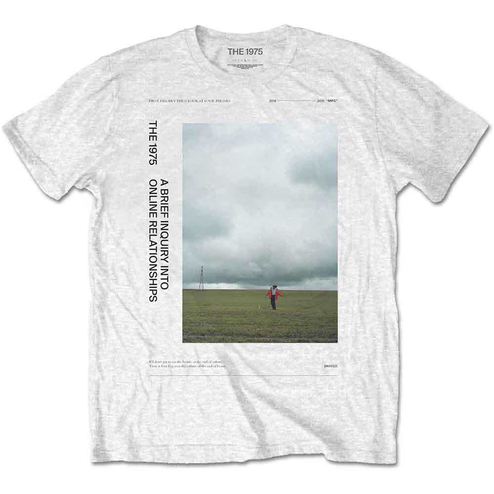The 1975 Unisex T-Shirt: ABIIOR Side Fields (White)