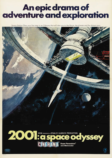 2001 - A Space Odyssey - A4 Mini Print/Poster