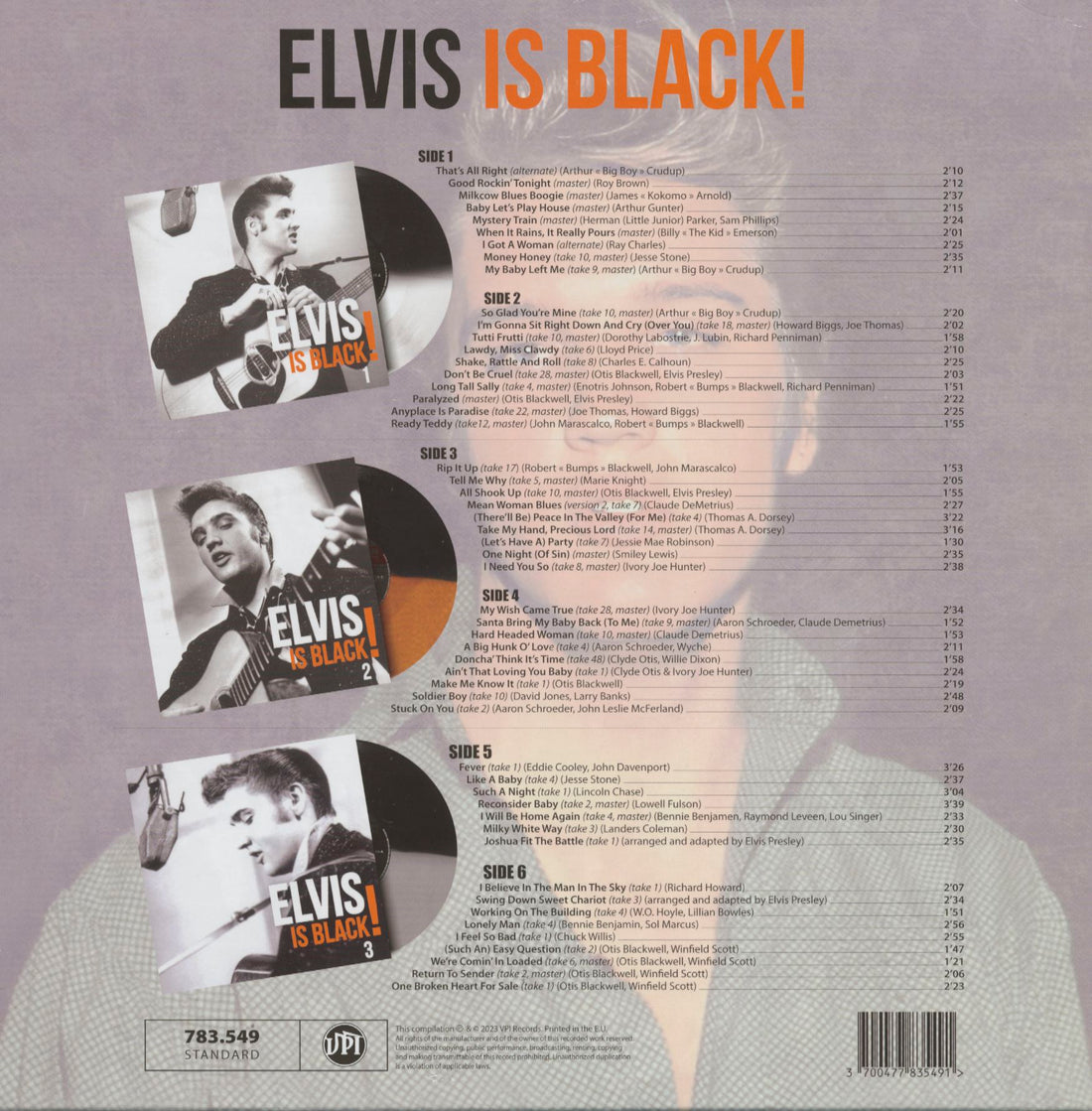 Elvis Presley - Elvis Is Black! (3-LP Deluxe Box, coloured Vinyl, Ltd.) - 3LP - Vinyl