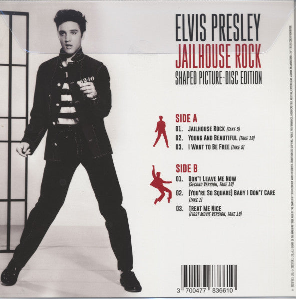 Elvis Presley - Jailhouse Rock - Shaped Picture Disc - Vinyl