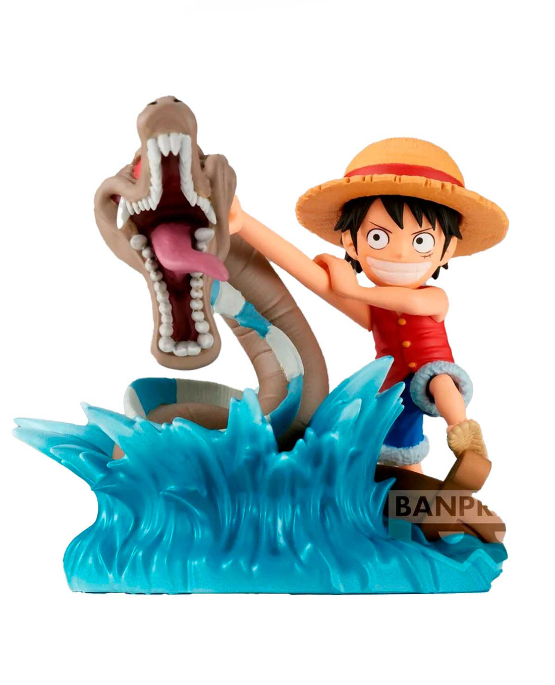 One Piece Log Stories Monkey D Luffy Vs Local Sea figure 7cm