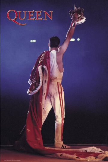 Queen - Freddie With Crown - Maxi Poster