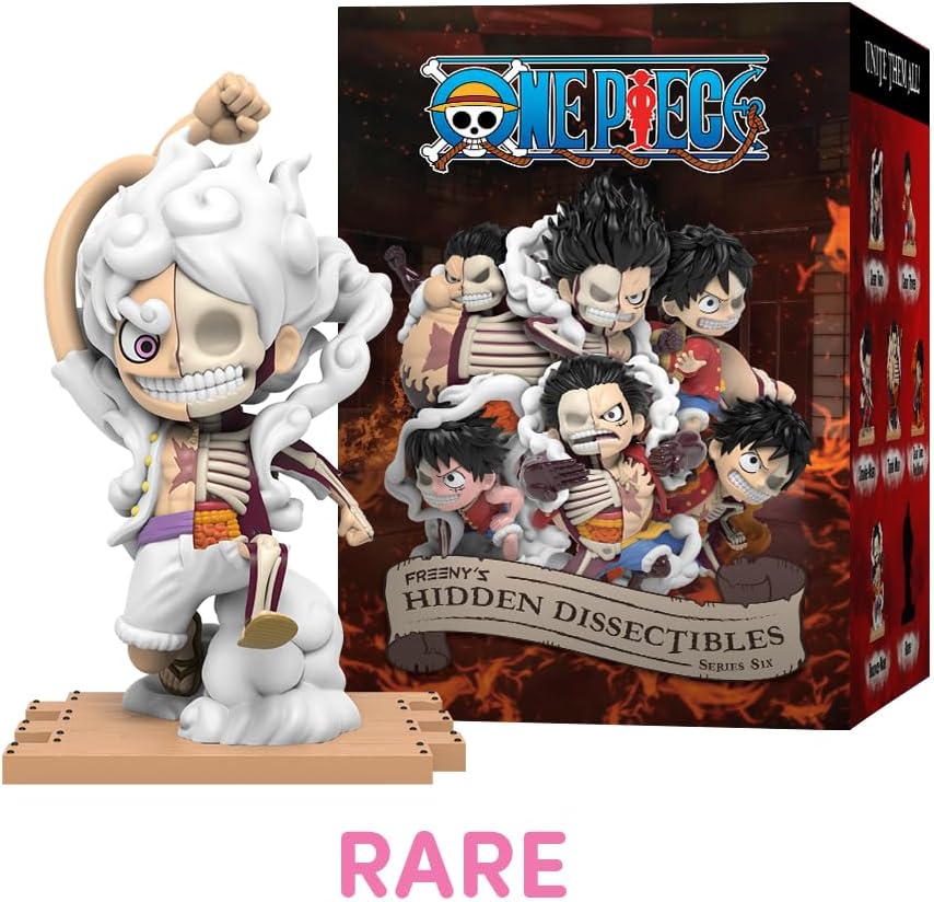 Mighty Jaxx Hidden Dissectibles: One Piece Series 6 (Luffy Gears Edition) - Blind Box Collectible Figurines