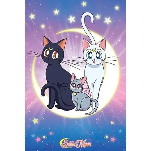 Sailor Moon - Luna, Artemis & Diana - Maxi Poster