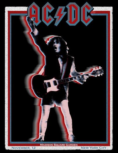 AC/DC - Madison Square Garden - Mini Poster