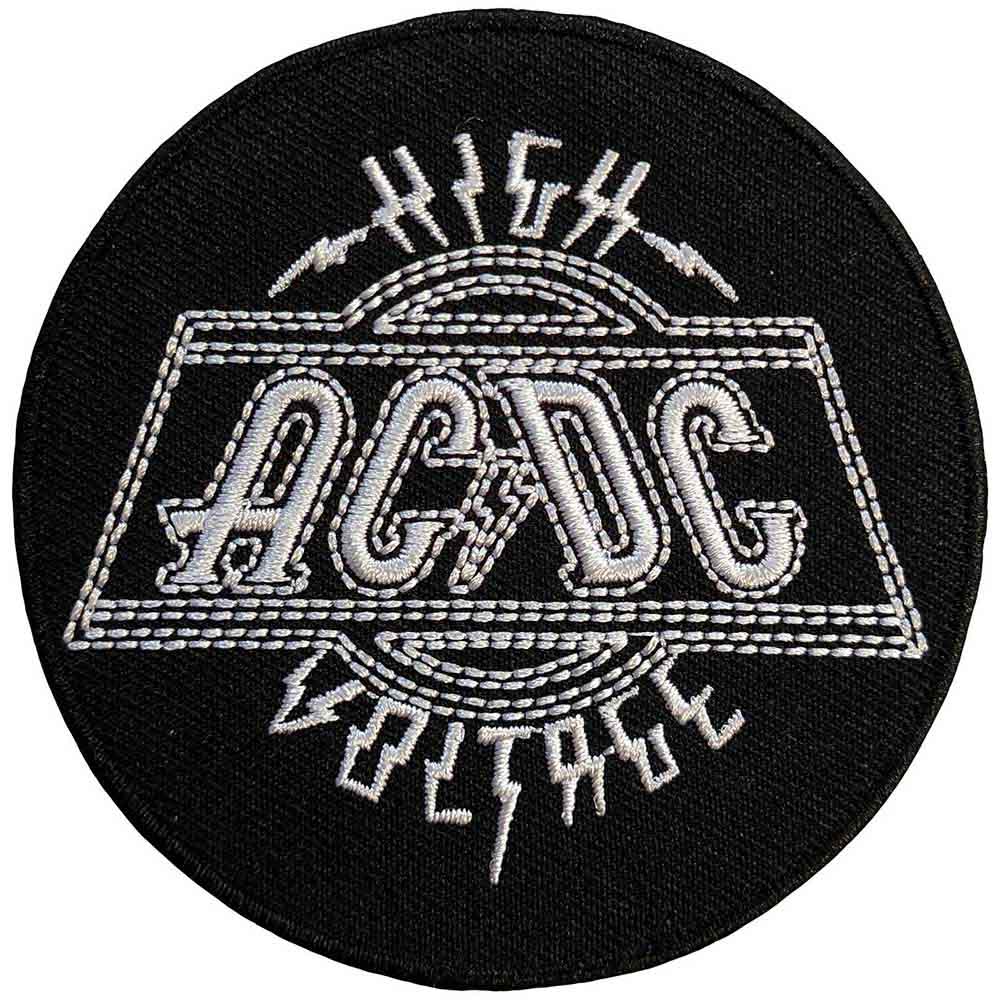 AC/DC Circular Standard Patch: High Voltage