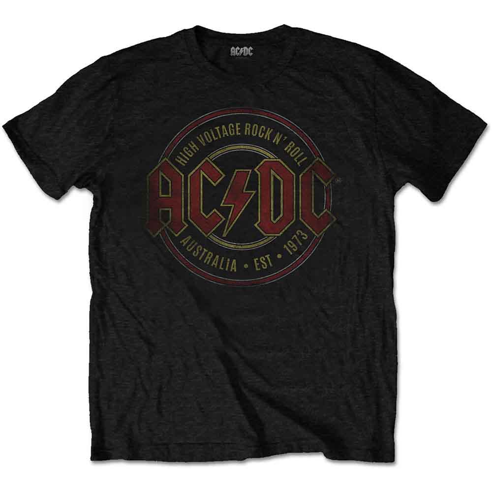 AC/DC Unisex T-Shirt: Est. 1973 (Black)