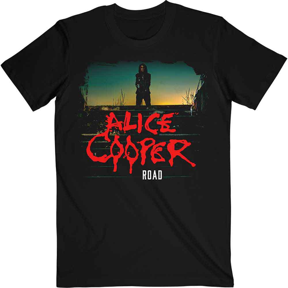 Alice Cooper Unisex T-Shirt: Back Road (Black)