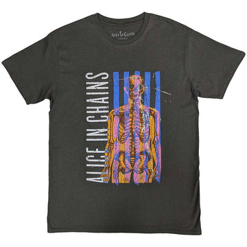 Alice In Chains Unisex T-Shirt: Skeletal (Charcoal Grey)