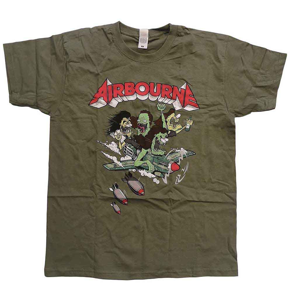 Airbourne Unisex T-Shirt: Nitro (Grey)