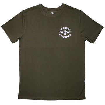 Avenged Sevenfold Unisex T-Shirt: Mini Classic Deathbat (Green)