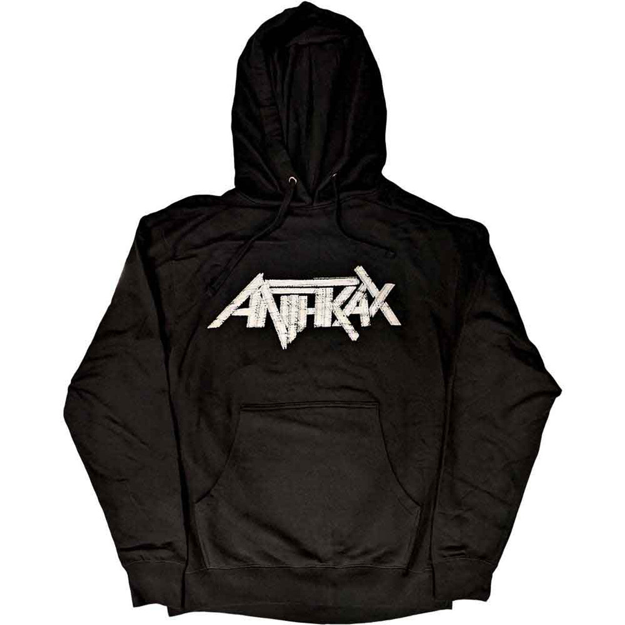 Anthrax Unisex Pullover Hoodie: Logo (Black)
