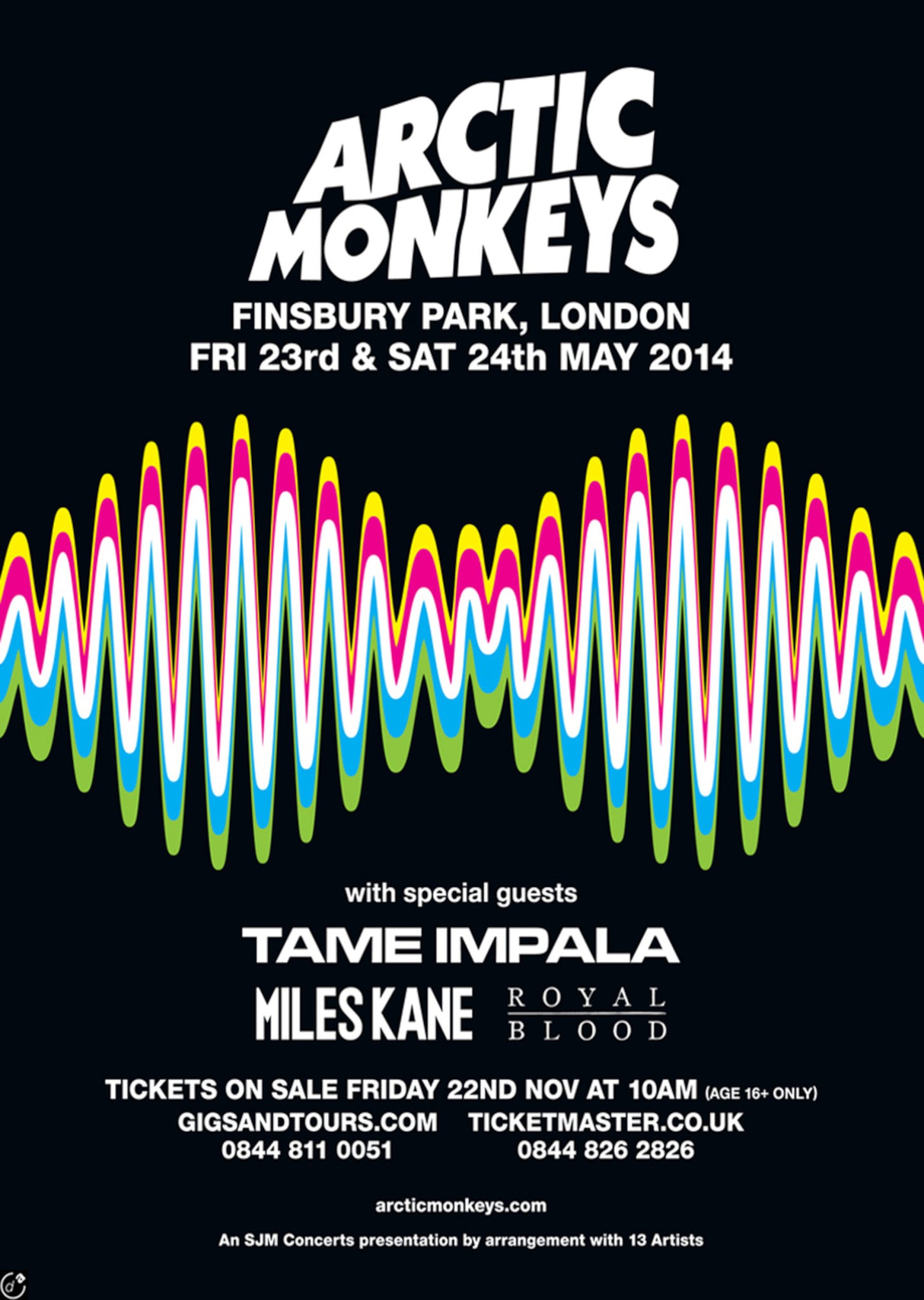 Arctic Monkeys - London 2014 - A4 Mini Print/Poster