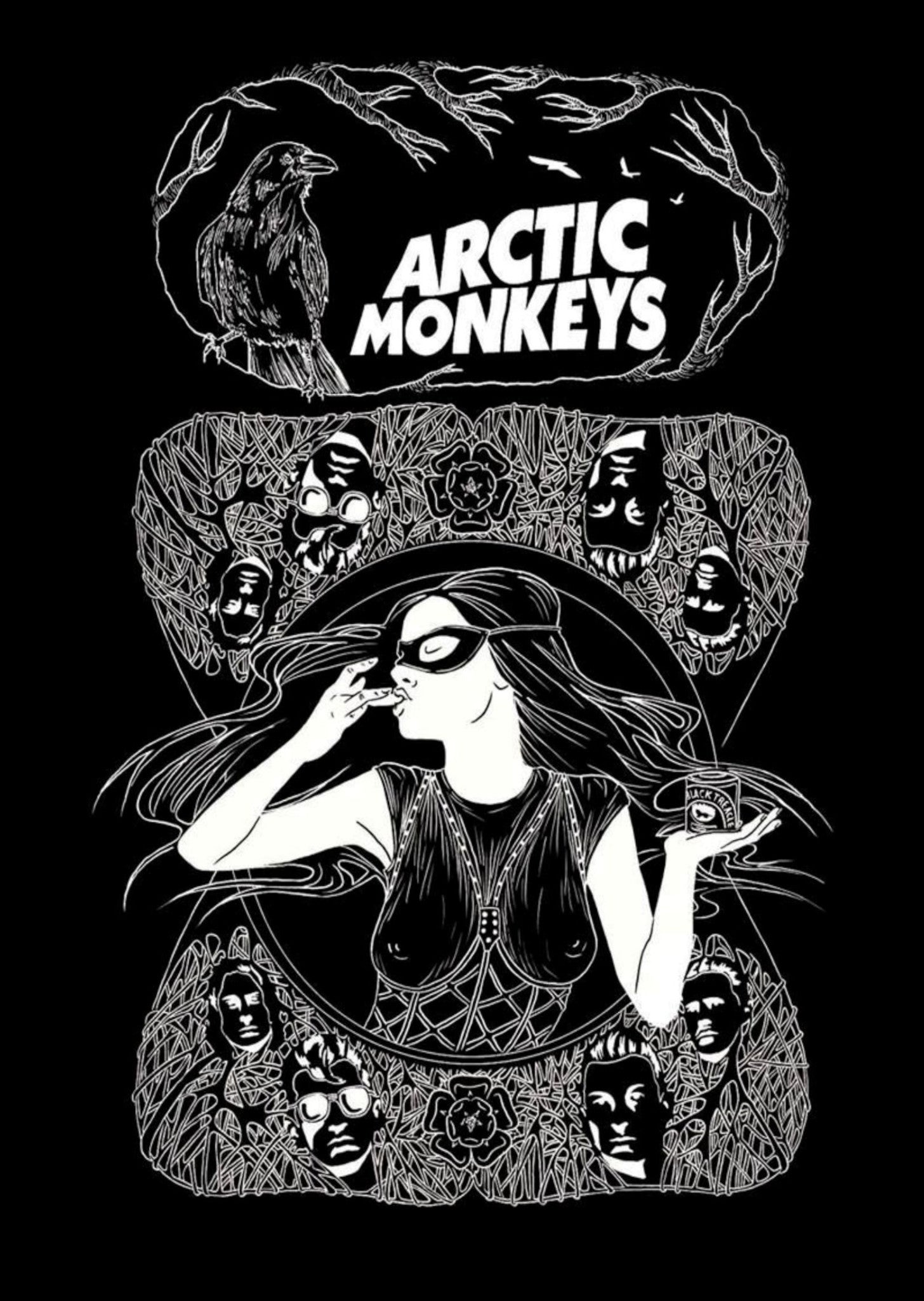Arctic Monkeys - Raven - A4 Mini Print/Poster