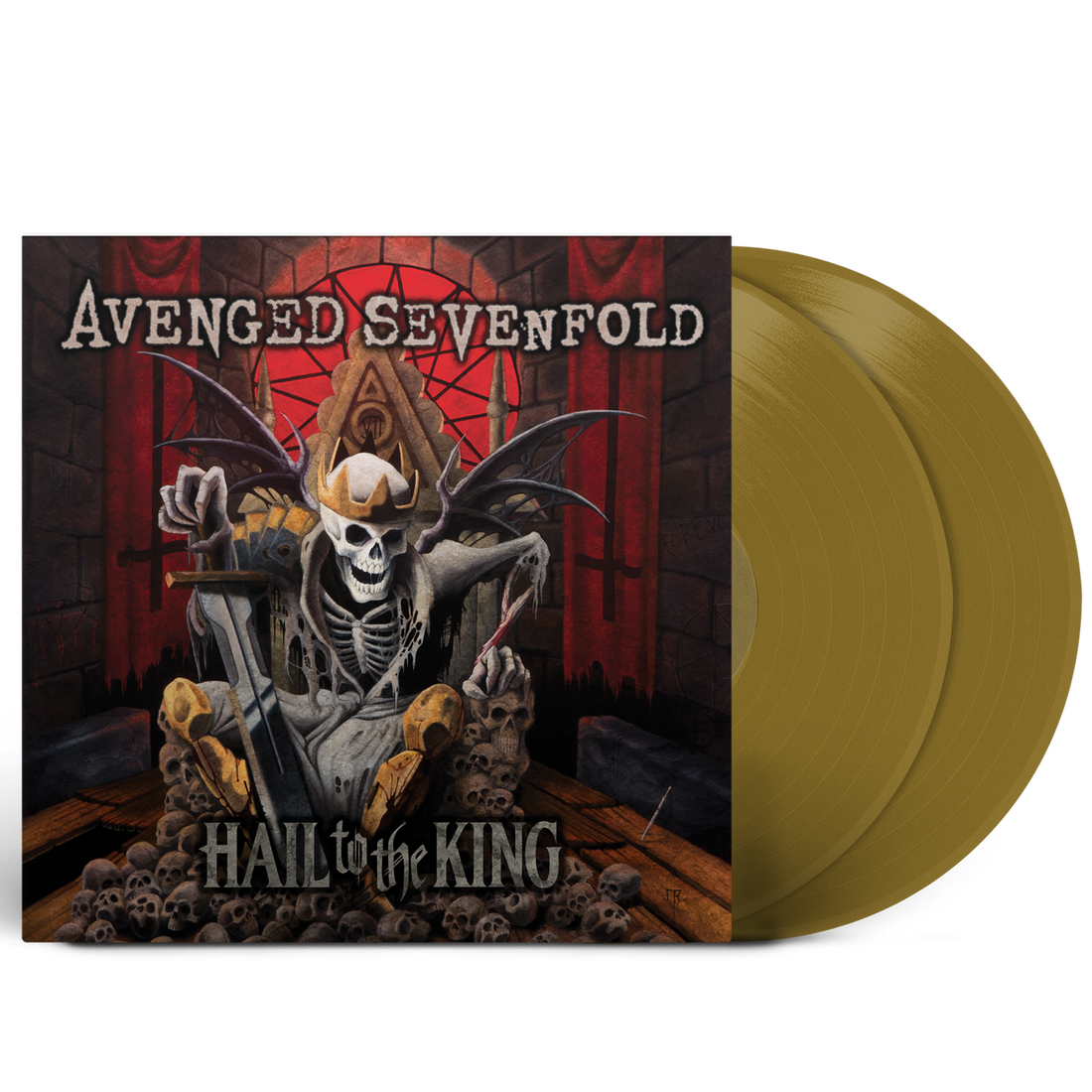 Avenged Sevenfold - Hail to the King (10th Anniversary Edition)- 2LP - Gold Vinyl