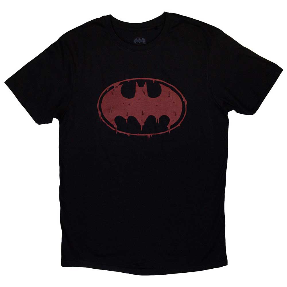 DC Comics Unisex T-Shirt: Batman - Red Slime (Black)