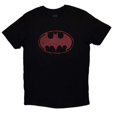DC Comics Unisex T-Shirt: Batman - Red Slime (Black)
