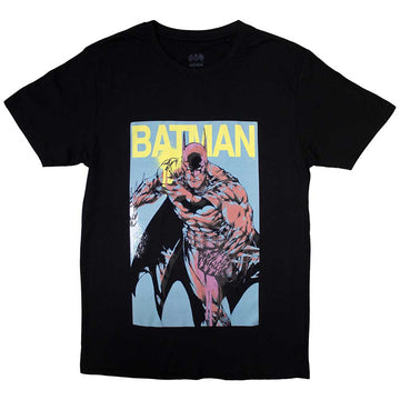 DC Comics Unisex T-Shirt: Batman - Pop Colours (Black)