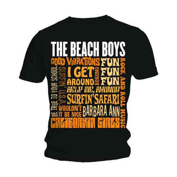 The Beach Boys Unisex T-Shirt: Best of SS (Black)