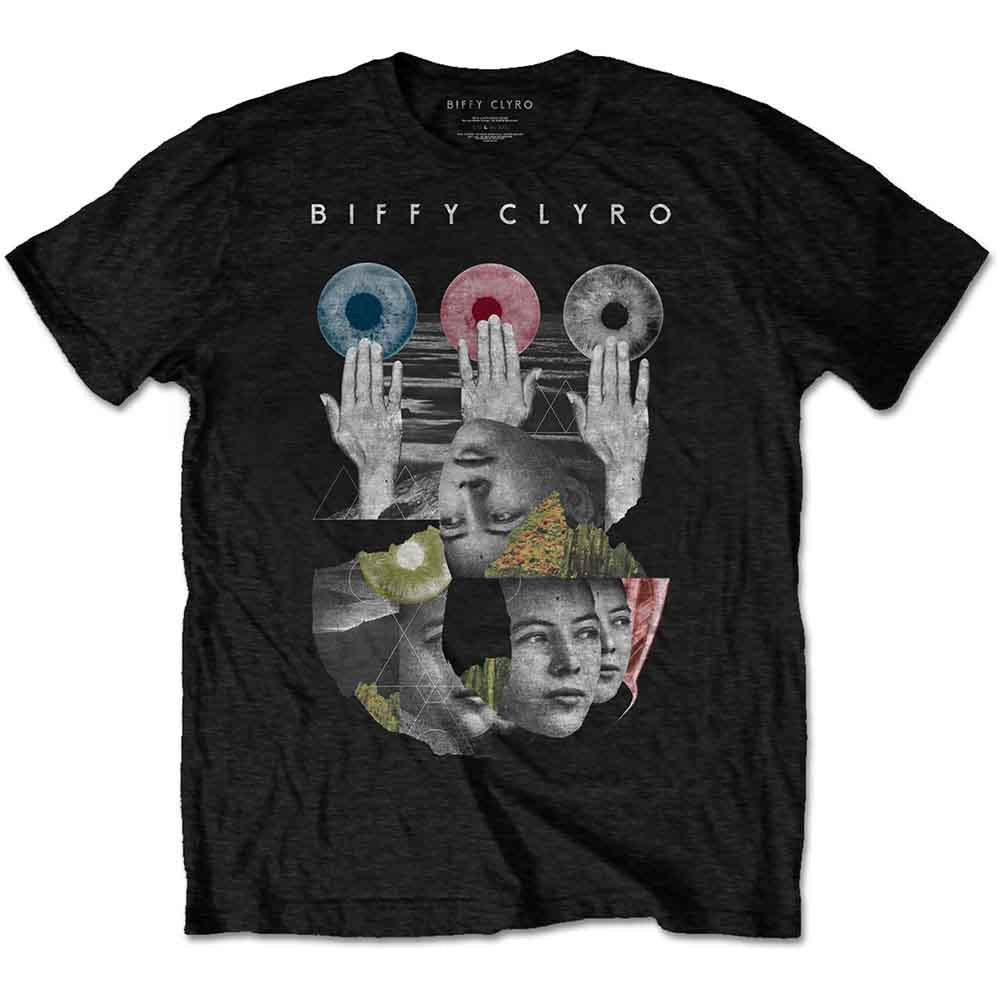Biffy Clyro Unisex T-Shirt: Hands (Black)