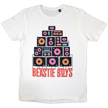 Beastie Boys Unisex T-Shirt: Tape (White)