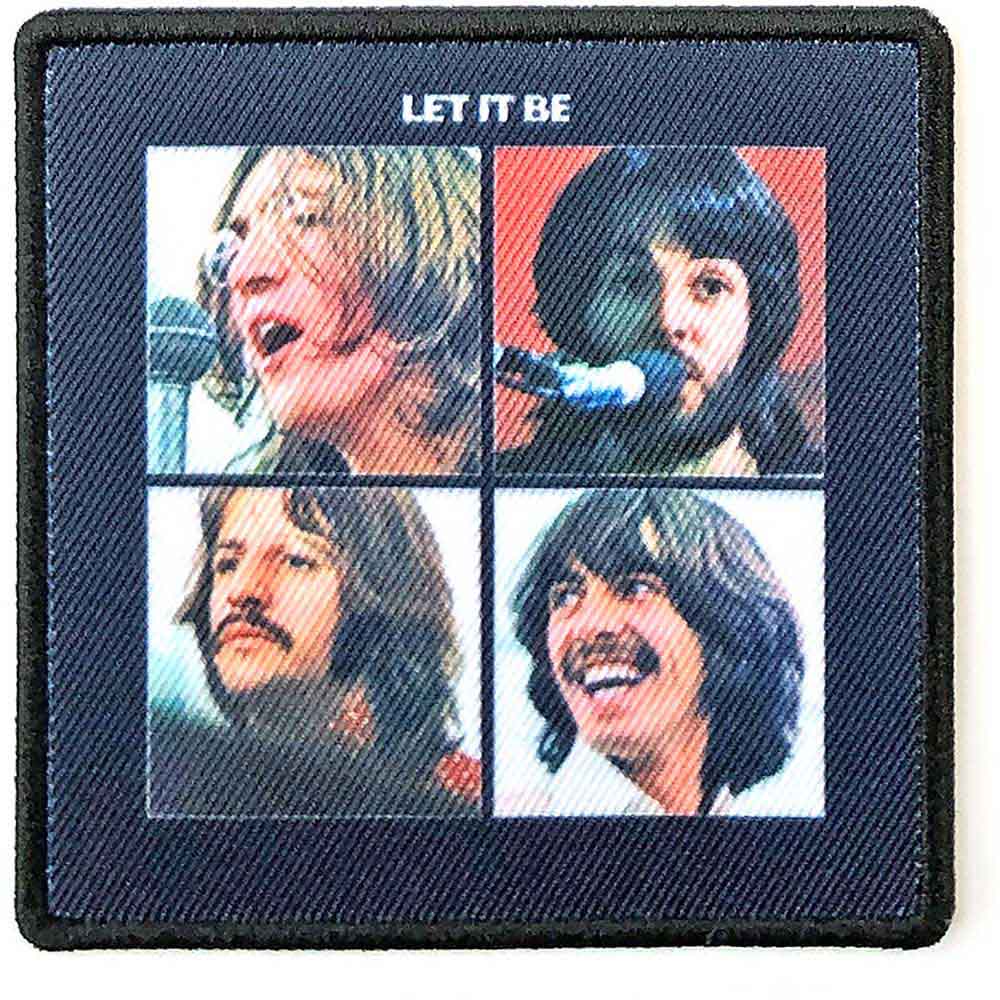 The Beatles Standard Patch: Let It Be Album Cover