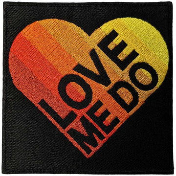 The Beatles Standard Patch: Love Me Do Gradient Heart