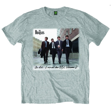 The Beatles Unisex T-Shirt: On Air (Grey)