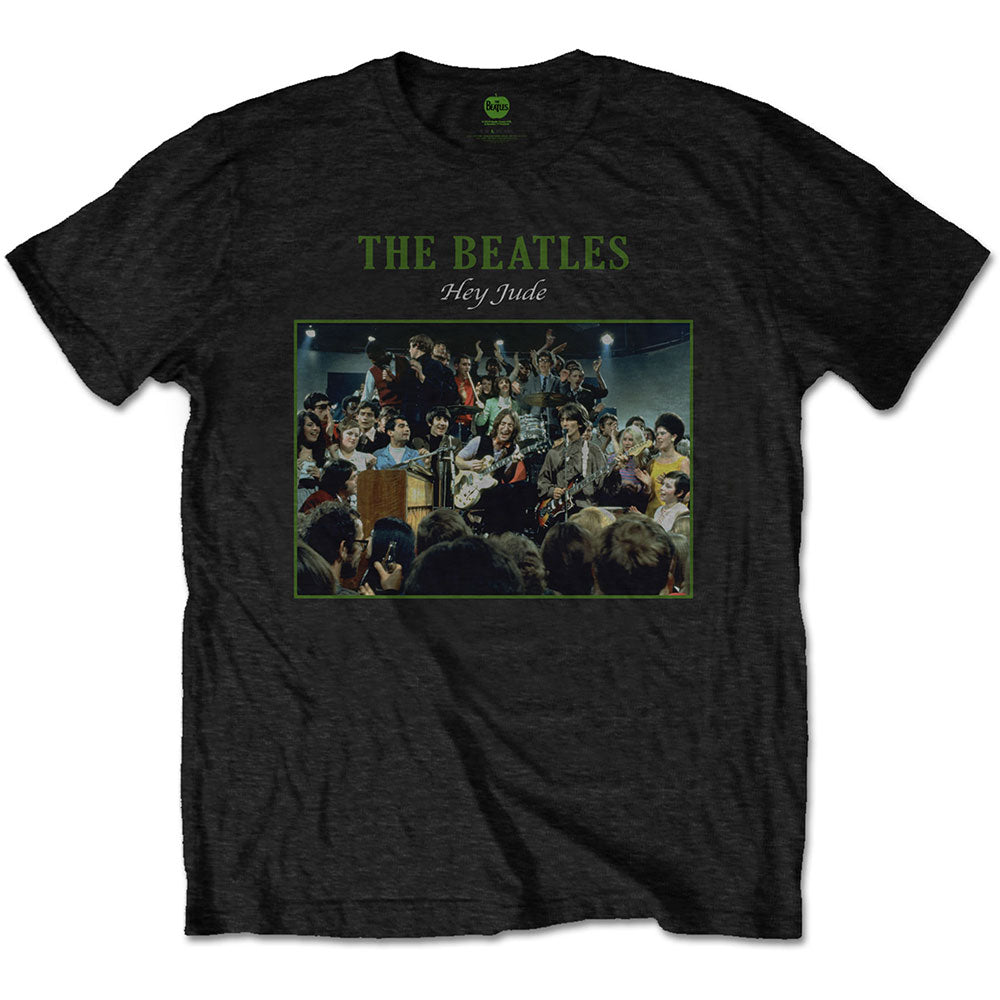 The Beatles Unisex T-Shirt: Hey Jude Live (Black)