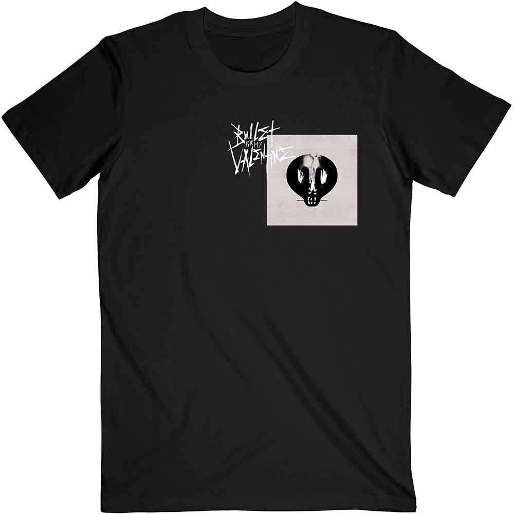 Bullet For My Valentine Unisex T-Shirt: Album Cropped & Logo - Black