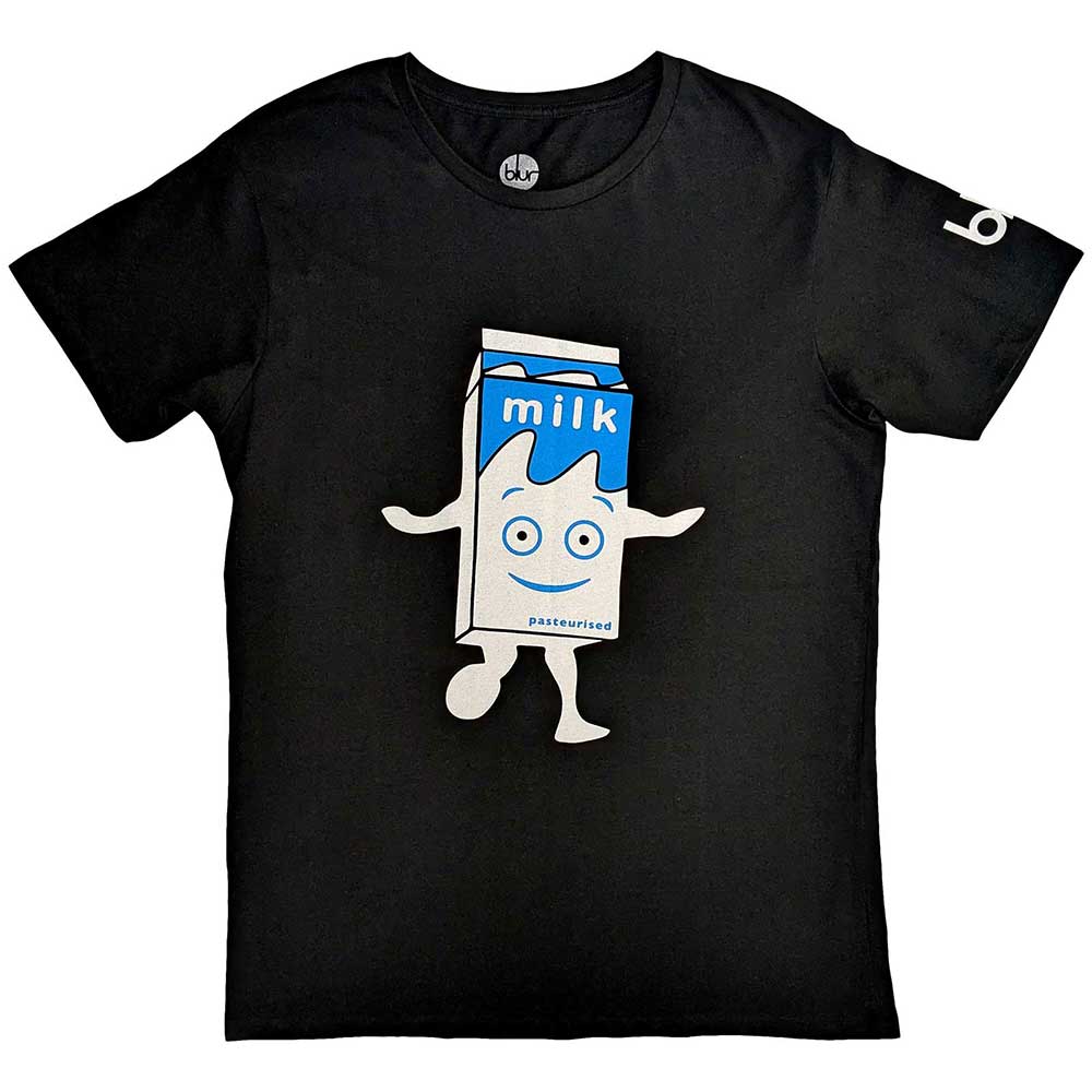 Blur Unisex T-Shirt: Milky (Black) (Sleeve Print)