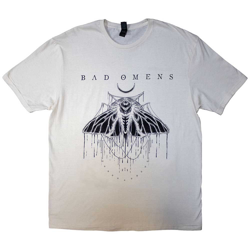 Bad Omens Unisex T-Shirt: Moth (Natural)