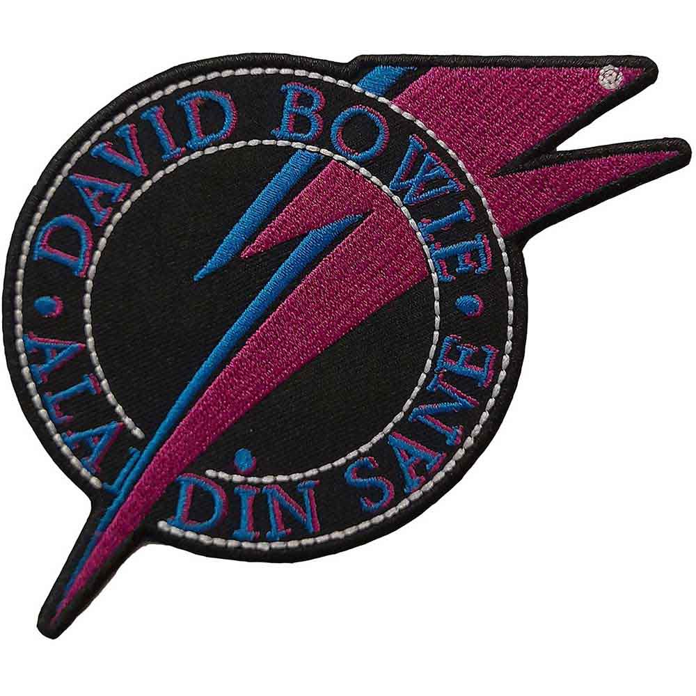 David Bowie Standard Patch: Aladdin Sane 2