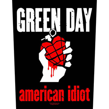 Green Day Back Patch