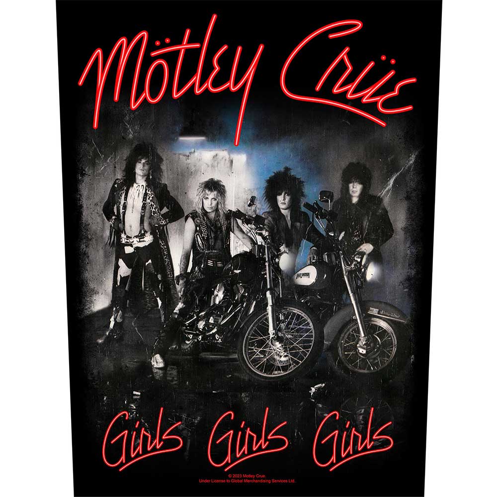 Motley Crue Back Patch