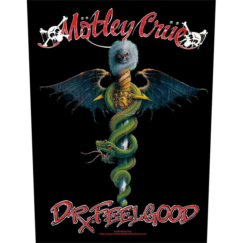 Motley Crue Back Patch