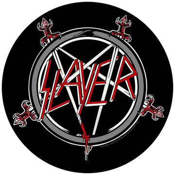 Slayer Back Circular Patch: Pentagram