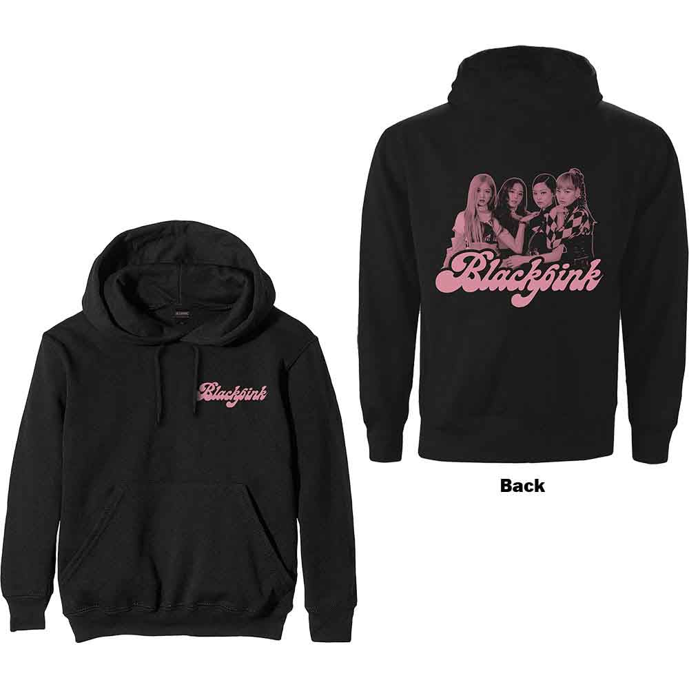 BlackPink Unisex Pullover Hoodie: Photo Back (Black) (Back Print)
