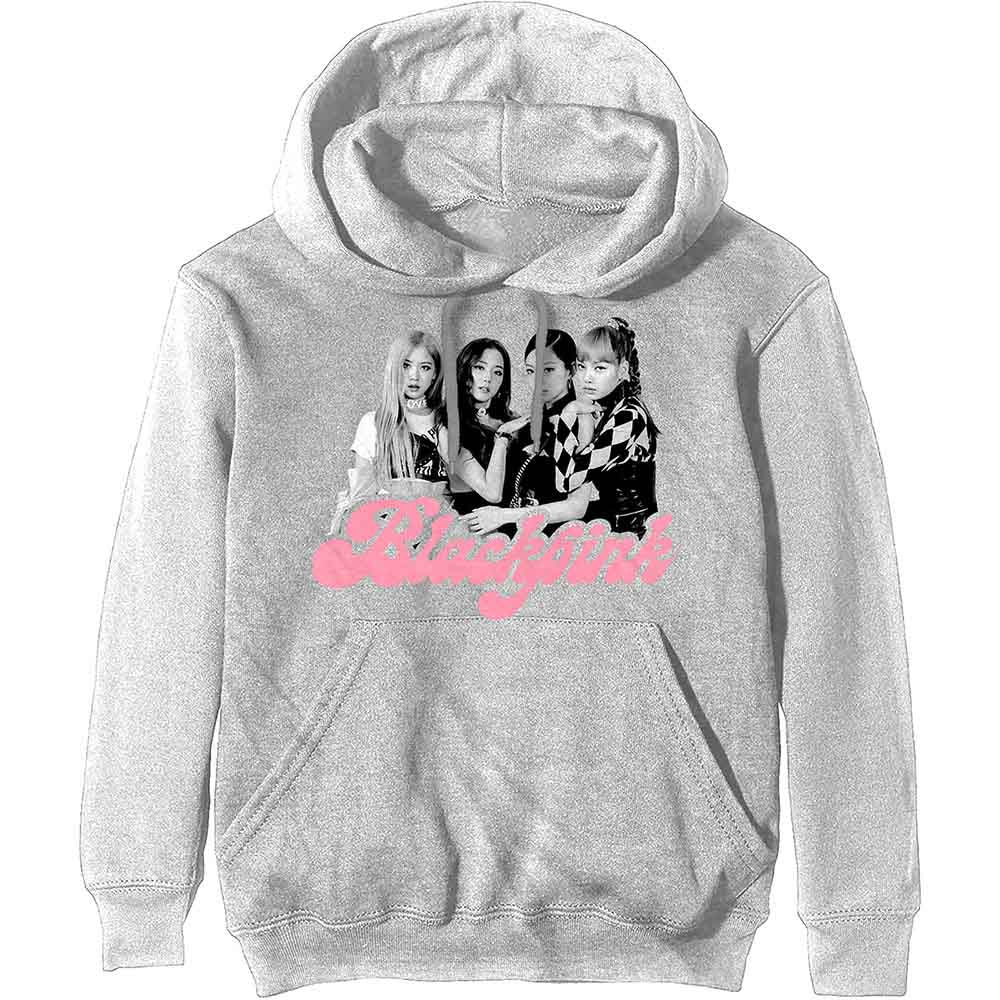 BlackPink Unisex Pullover Hoodie: Photo Tee (Off White)