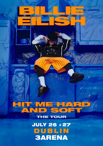 Billie Eilish - Dublin 2025 - Mini Poster