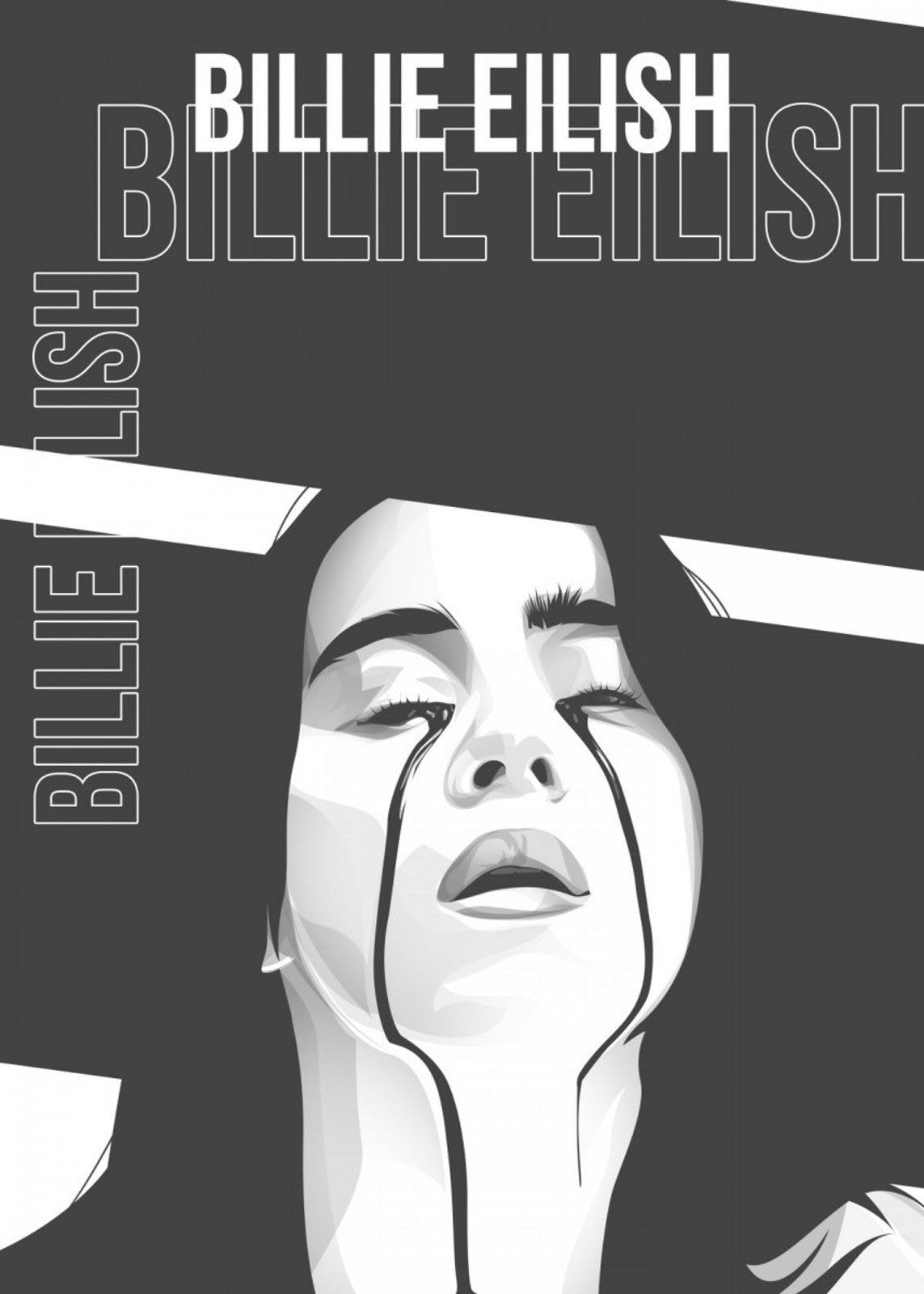Billie Eilish - Tears - Mini Poster