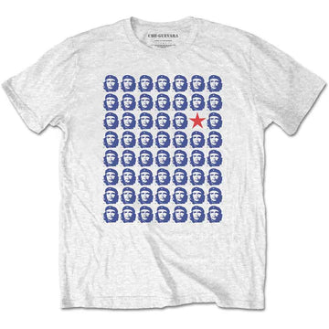 Che Guevara Unisex T-Shirt: Heads (White)