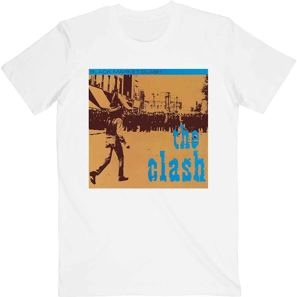 The Clash Unisex T-Shirt: Black Market (White)
