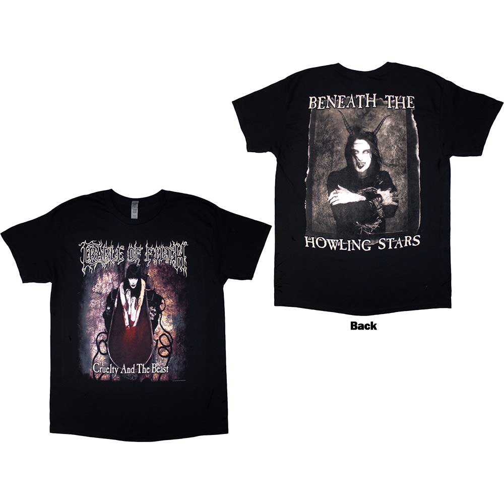 Cradle Of Filth Unisex T-Shirt: Cruelty & The Beast - Black