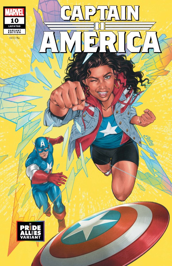 Marvel - Captain America #10 - Betsy Cola Pride Allies Variant