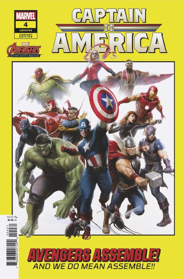 Marvel - Captain America #4 - Adi Granov Avengers 60th Variant