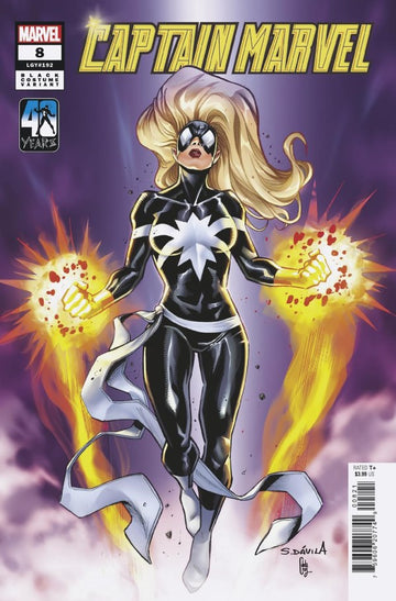 Marvel - Captain Marvel #8 - Sergio Fernandez Dávila Black Costume Variant