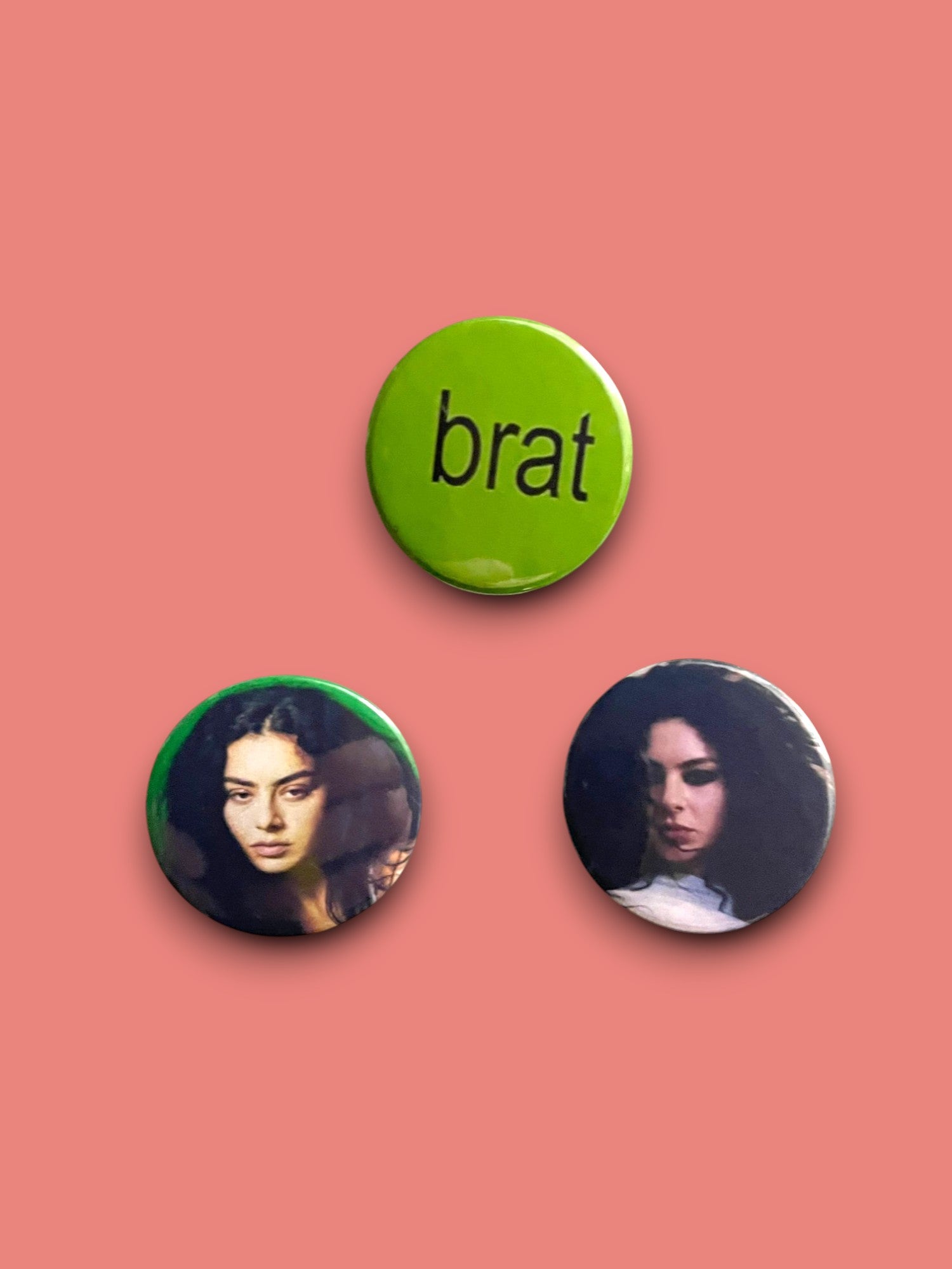 Charli XCX - Set of 3 Button Badges - Badge